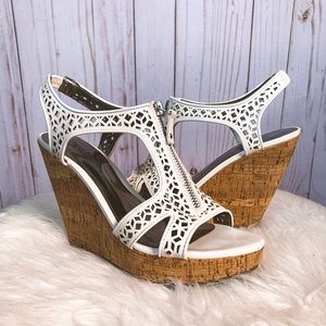 Carlos Santana White Wedges 9
